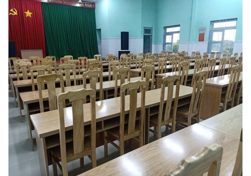 Xưởng sản xuất bàn ghế hội trường đáp ứng nhu cầu công trình hiện nay