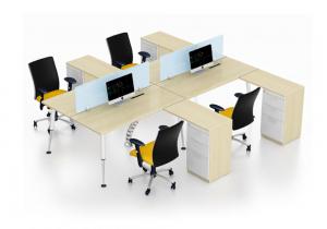 Cụm bàn làm việc 4 chỗ C2BN-T4D-HL2